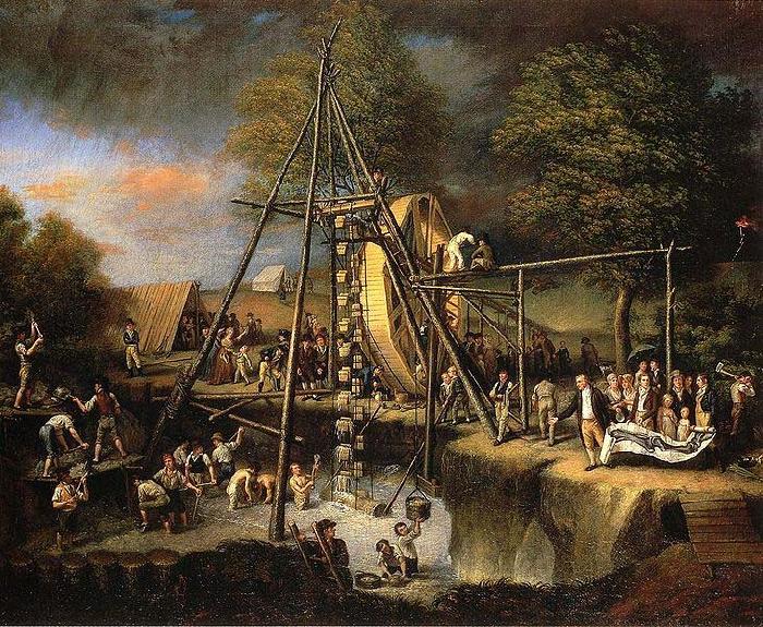 Charles Willson Peale The Exhumation of the Mastodon oil painting image